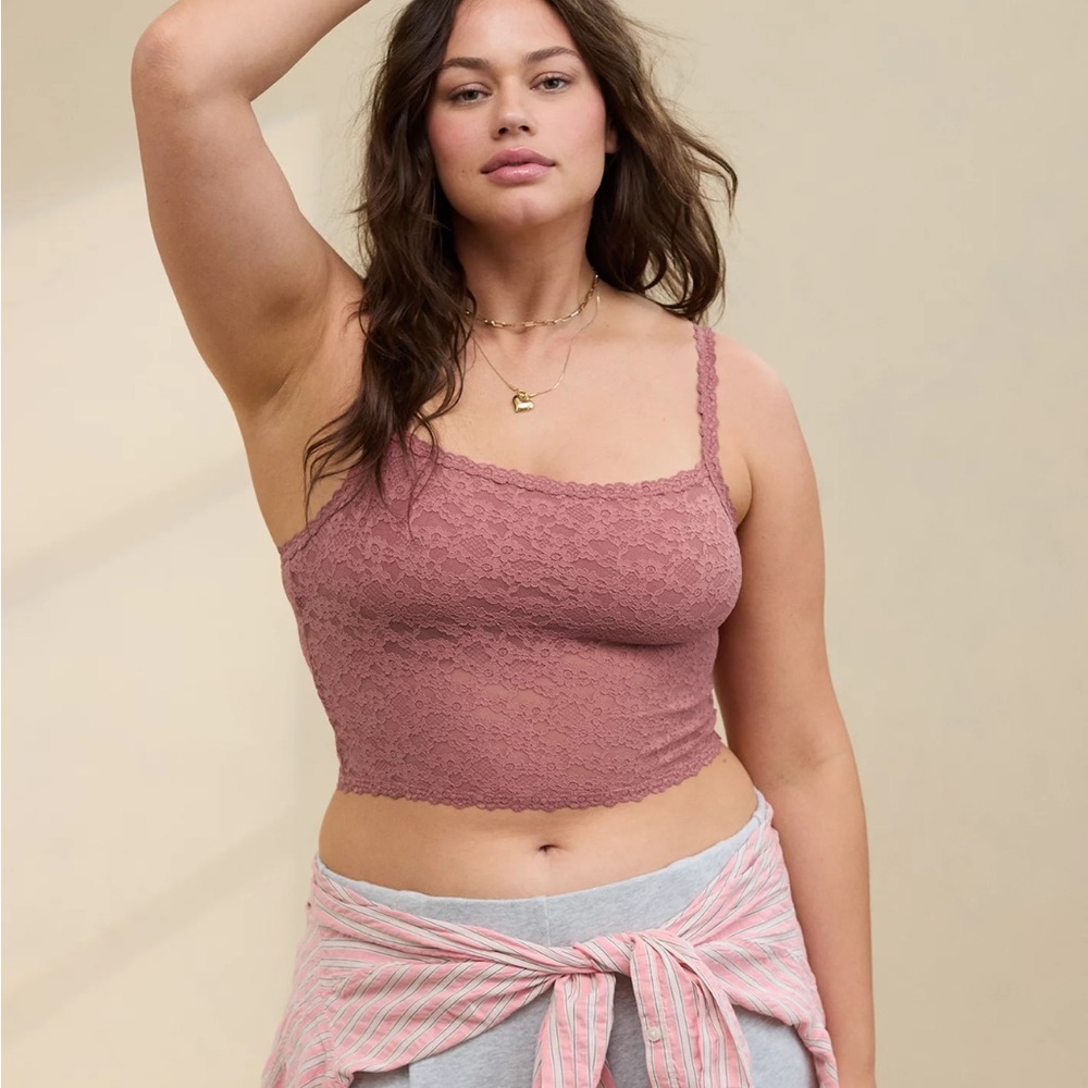Lace bra top